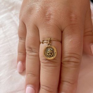 ALEX & ANI lion ring